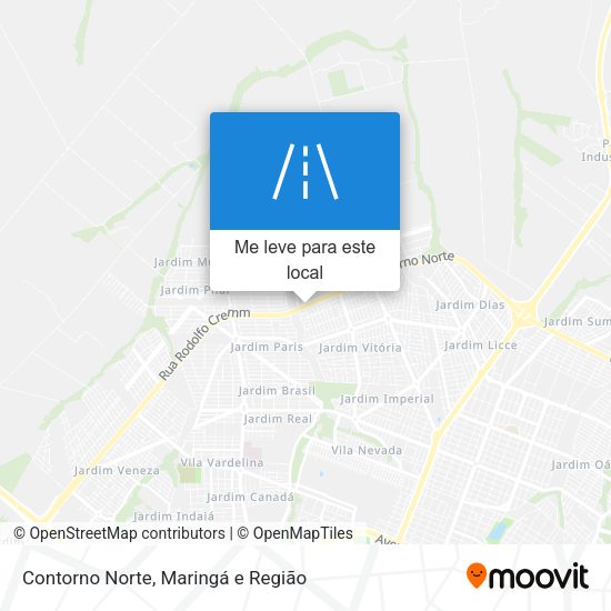 Contorno Norte mapa