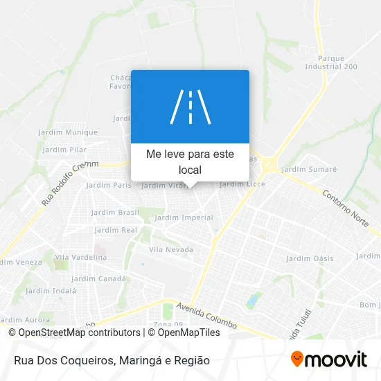 Rua Dos Coqueiros mapa