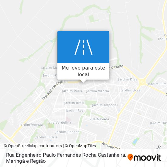 Rua Engenheiro Paulo Fernandes Rocha Castanheira mapa