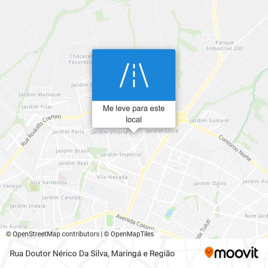 Rua Doutor Nérico Da Silva mapa