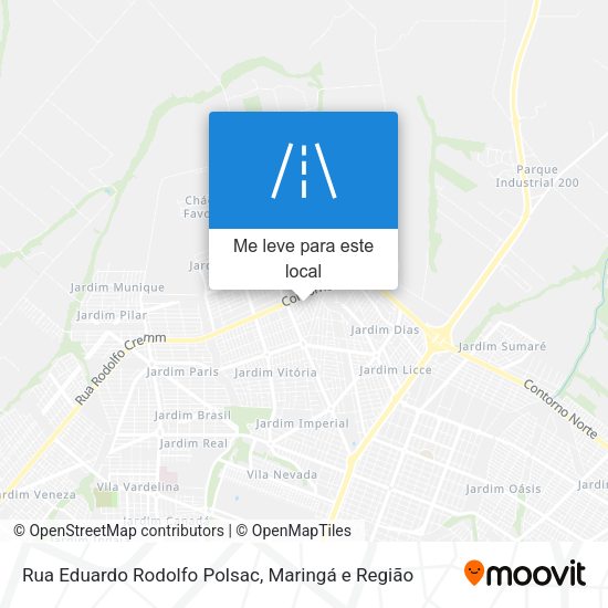 Rua Eduardo Rodolfo Polsac mapa