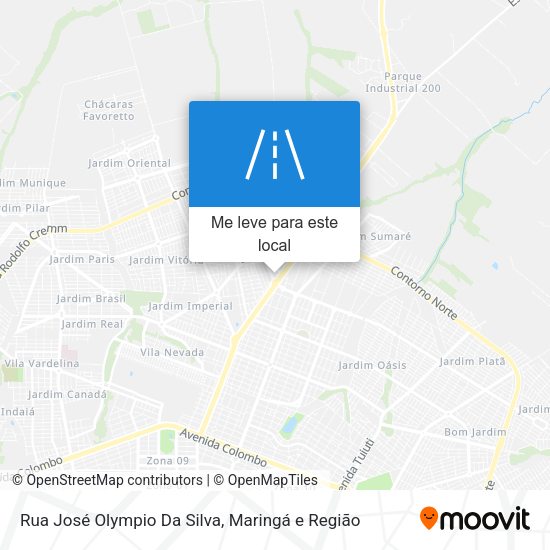 Rua José Olympio Da Silva mapa