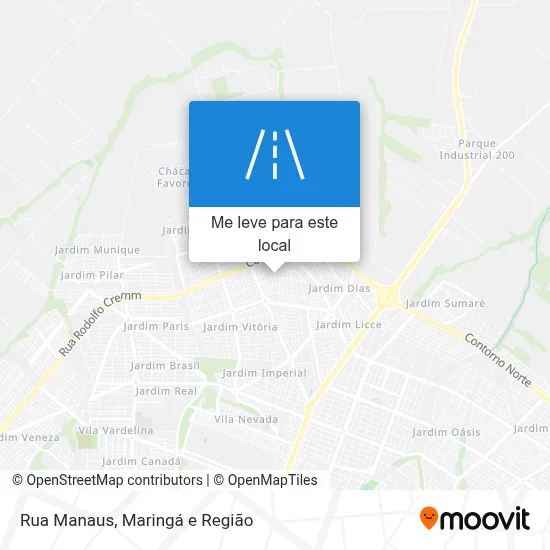 Rua Manaus mapa