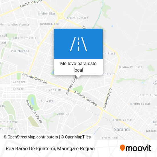 Rua Barão De Iguatemi mapa