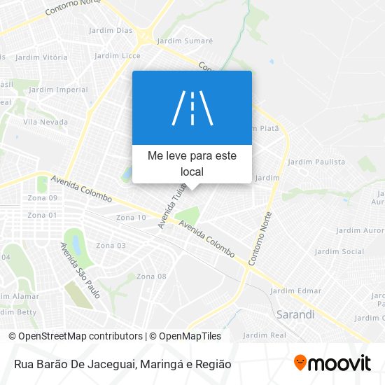 Rua Barão De Jaceguai mapa