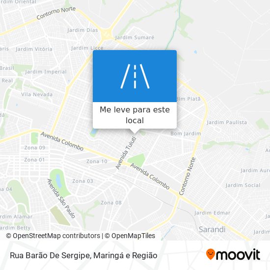 Rua Barão De Sergipe mapa