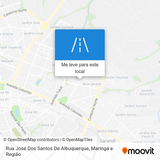 Rua José Dos Santos De Albuquerque mapa