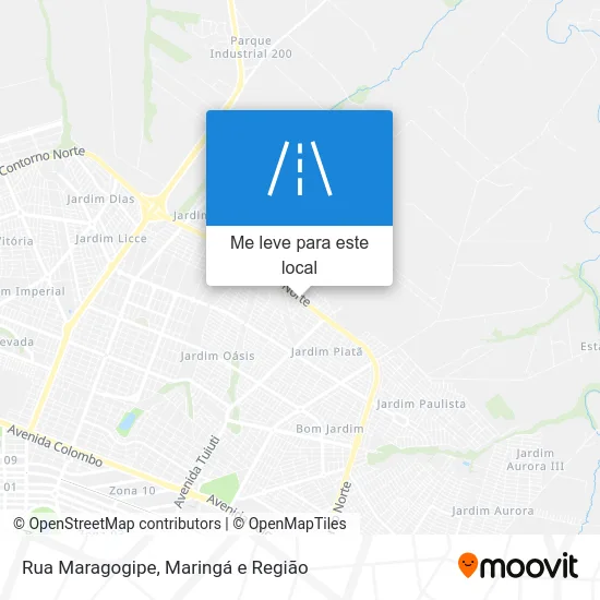 Rua Maragogipe mapa