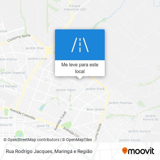 Rua Rodrigo Jacques mapa