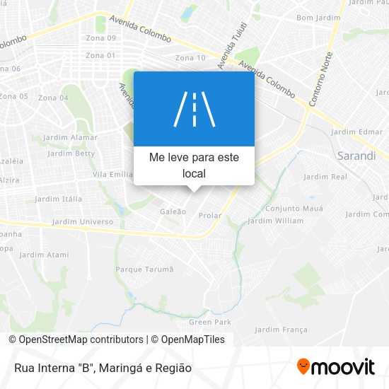Rua Interna "B" mapa
