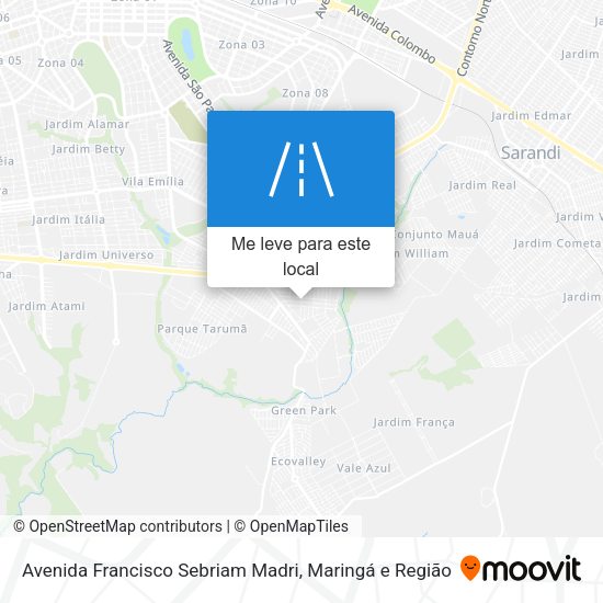 Avenida Francisco Sebriam Madri mapa