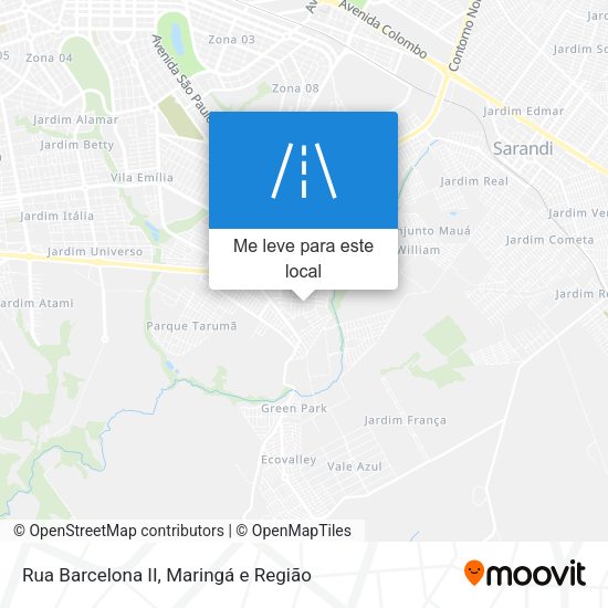 Rua Barcelona II mapa