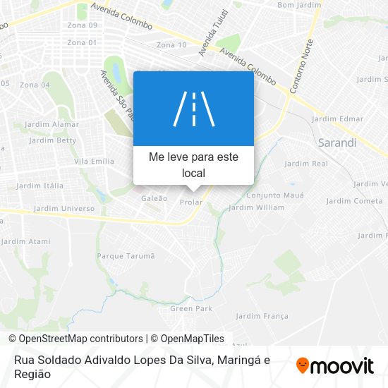 Rua Soldado Adivaldo Lopes Da Silva mapa