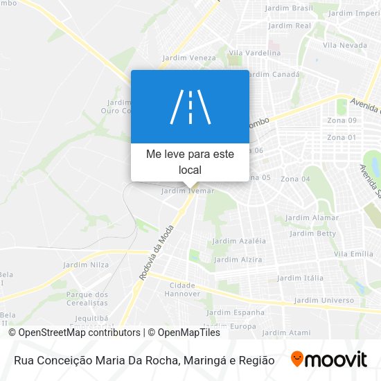 Rua Conceição Maria Da Rocha mapa