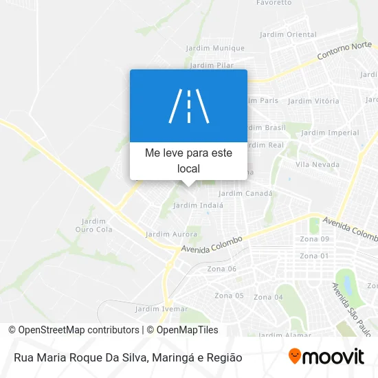 Rua Maria Roque Da Silva mapa
