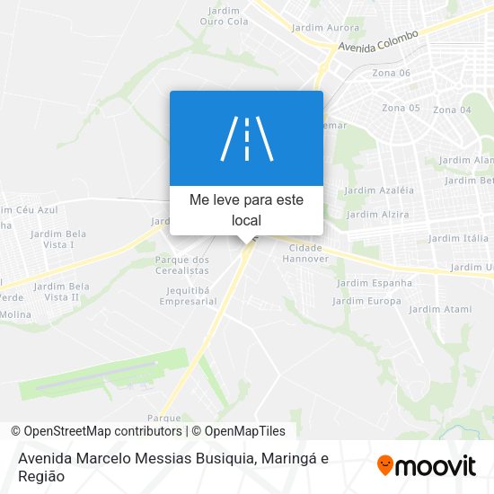 Avenida Marcelo Messias Busiquia mapa