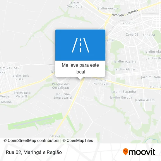 Rua 02 mapa