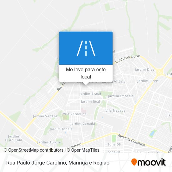 Rua Paulo Jorge Carolino mapa