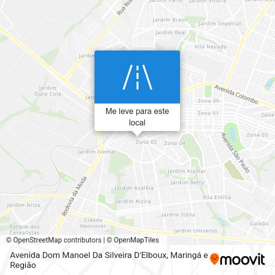 Avenida Dom Manoel Da Silveira D'Elboux mapa
