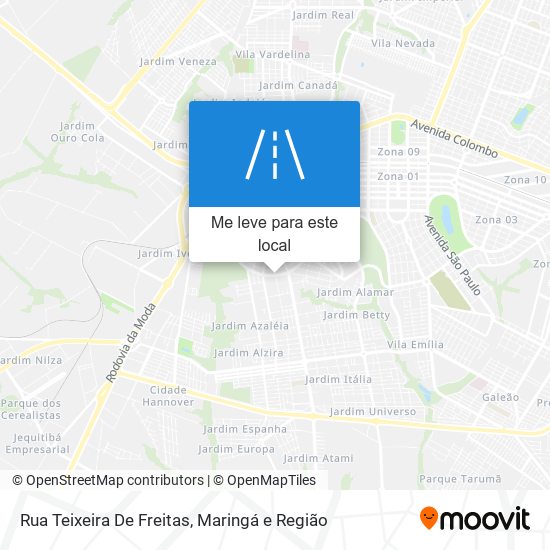 Rua Teixeira De Freitas mapa