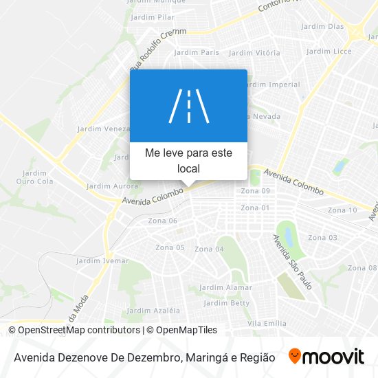 Avenida Dezenove De Dezembro mapa