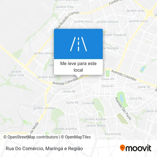 Rua Do Comércio mapa