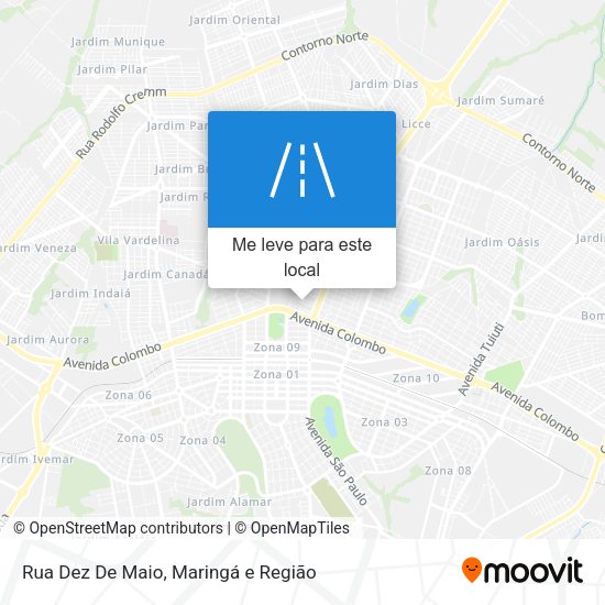 Rua Dez De Maio mapa