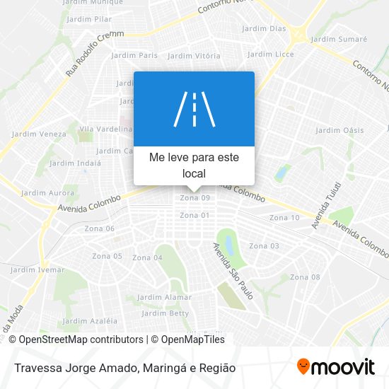 Travessa Jorge Amado mapa