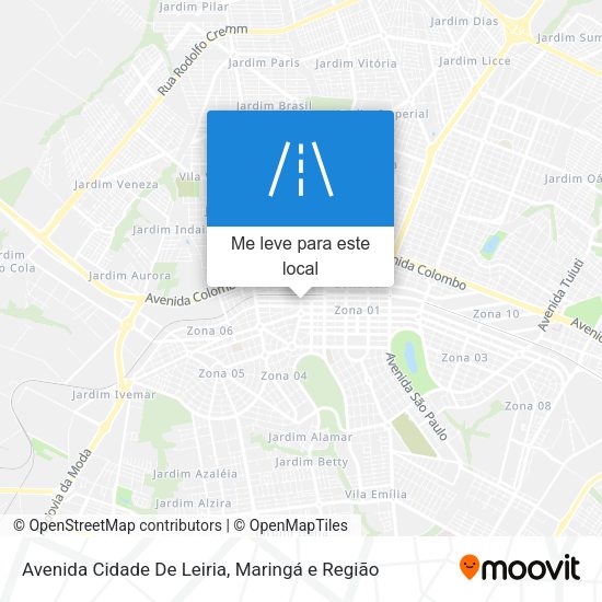 Avenida Cidade De Leiria mapa
