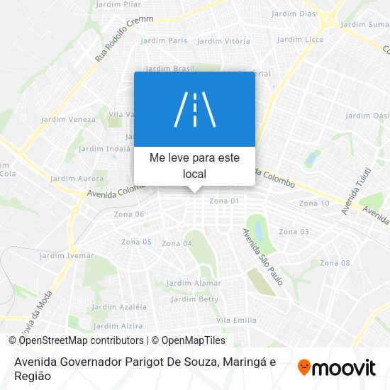 Avenida Governador Parigot De Souza mapa