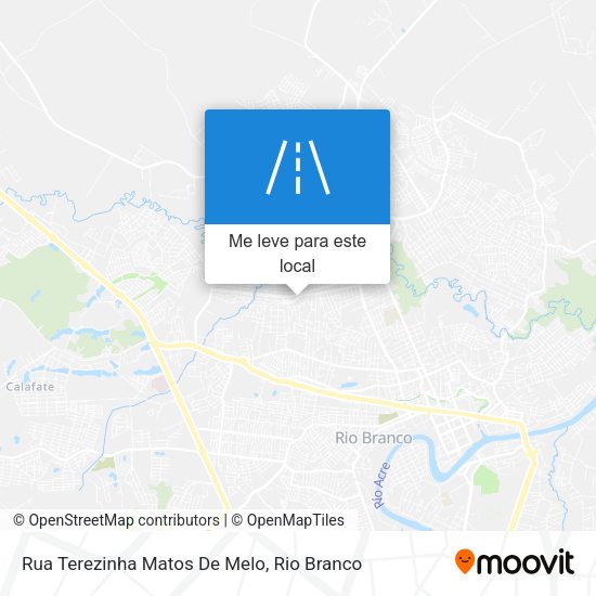 Rua Terezinha Matos De Melo mapa