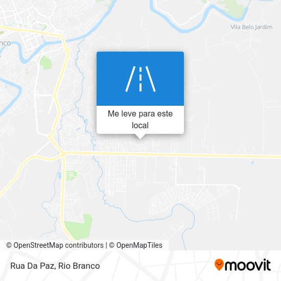 Rua Da Paz mapa