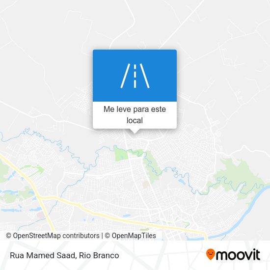 Rua Mamed Saad mapa