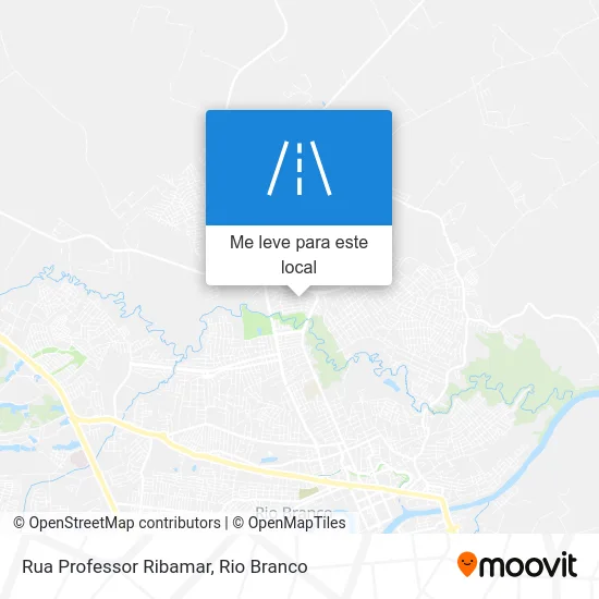 Rua Professor Ribamar mapa