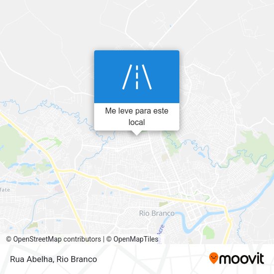 Rua Abelha mapa