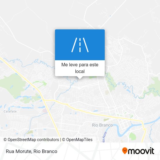 Rua Morute mapa