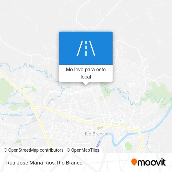 Rua José Maria Rios mapa