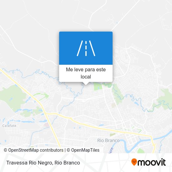 Travessa Rio Negro mapa