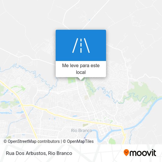 Rua Dos Arbustos mapa