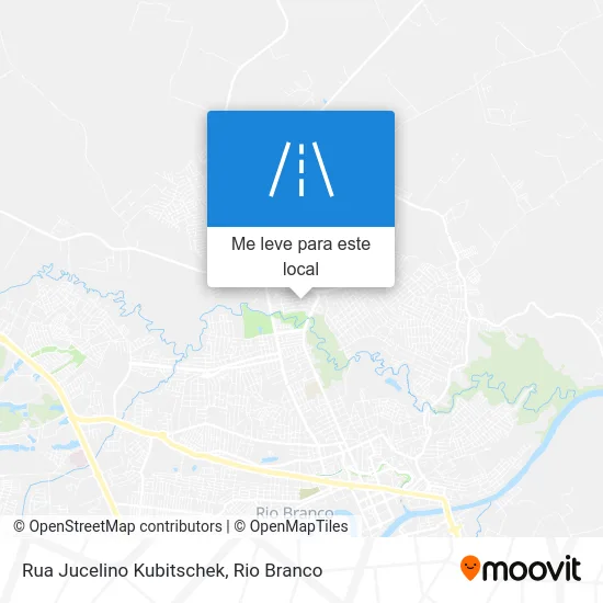 Rua Jucelino Kubitschek mapa