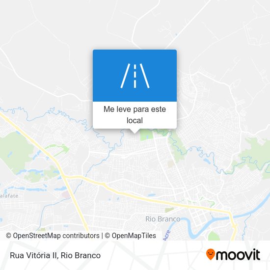 Rua Vitória II mapa