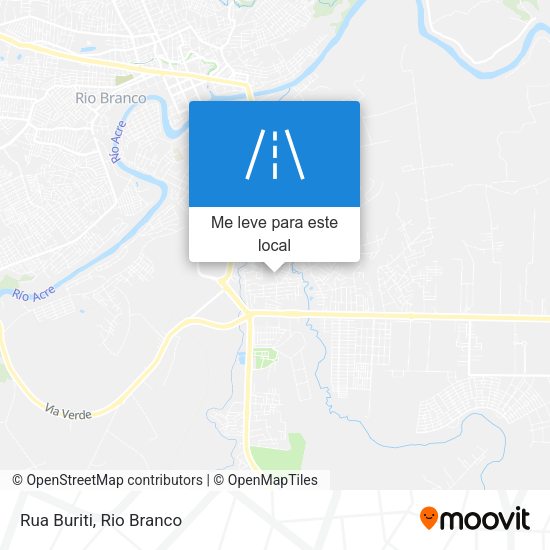 Rua Buriti mapa
