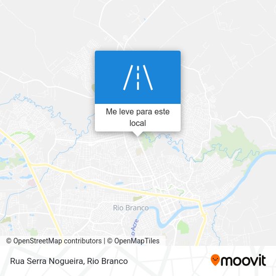 Rua Serra Nogueira mapa