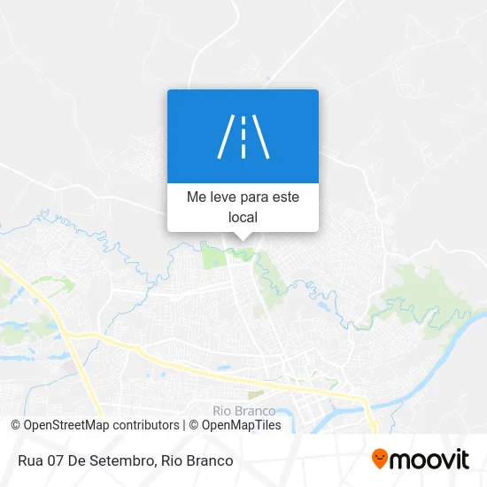 Rua 07 De Setembro mapa