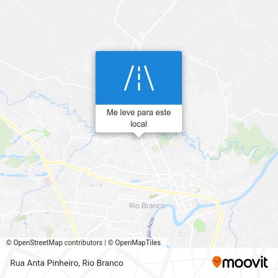 Rua Anta Pinheiro mapa