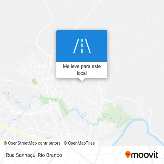 Rua Sanhaçu mapa