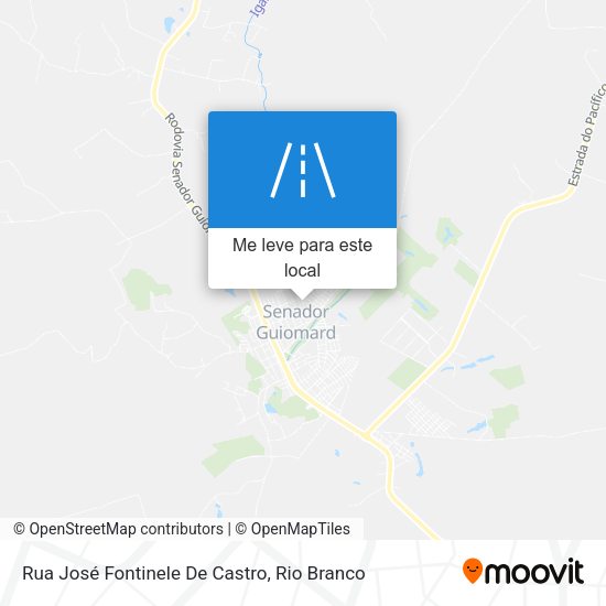 Rua José Fontinele De Castro mapa