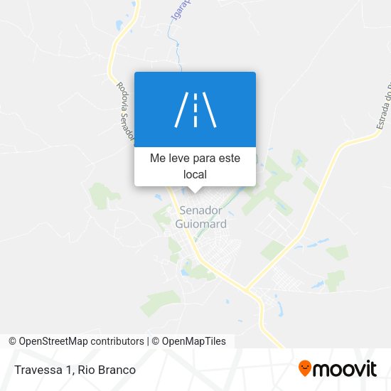 Travessa 1 mapa