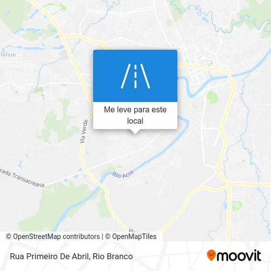 Rua Primeiro De Abril mapa