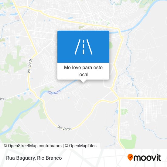 Rua Baguary mapa
